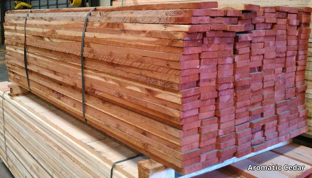 American Hardwood Aromatic Cedar Lumber