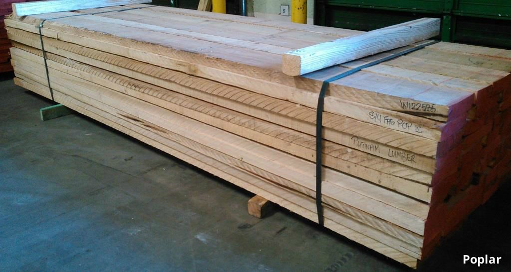 American Hardwood Poplar Lumber