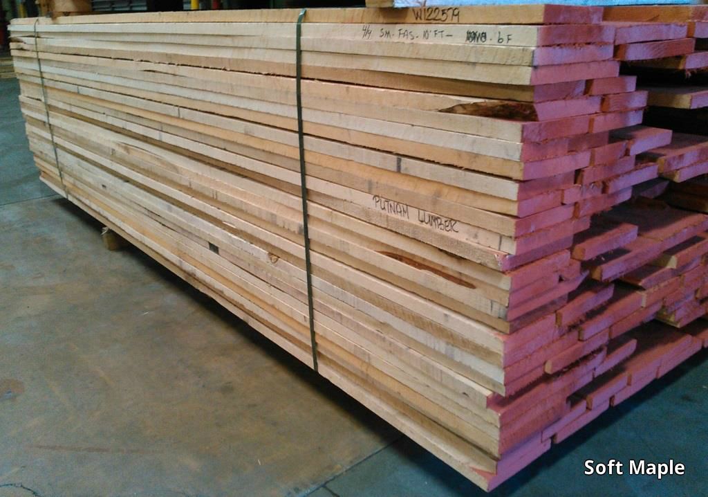 American Hardwood Soft Maple Lumber
